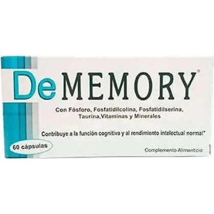 Dememory 60 Cápsulas - Suplemento para la Memoria y Función Cognitiva