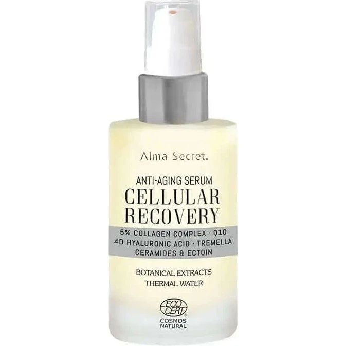 Alma Secret Serum Cellular Recovery 5% Colágeno, Q10 y Ácido Hialurónico