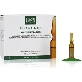 Martiderm Proteos Hydra Plus Piel Seca Deshidratada, 30 ampollas