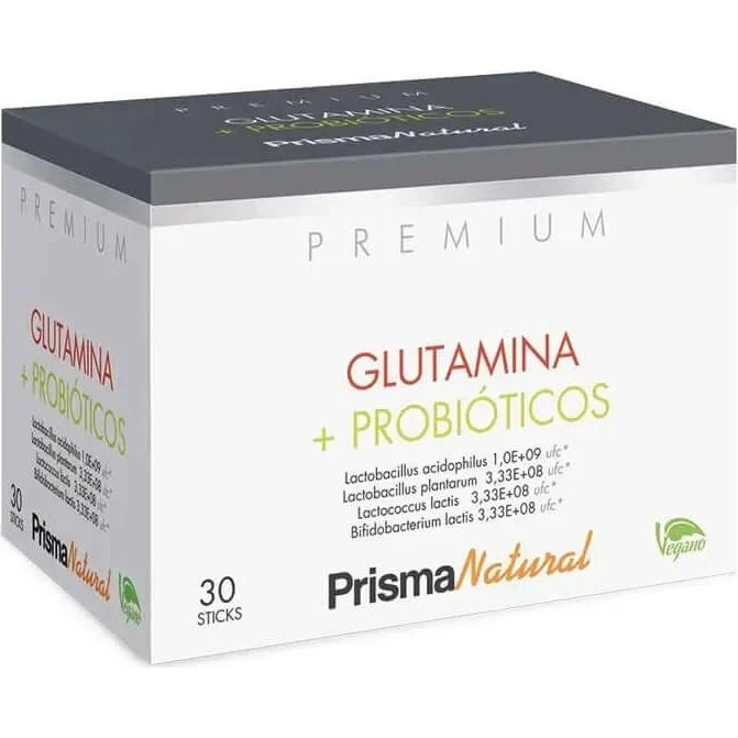 Prisma Premium Glutamina + Probióticos, 30 Sobres