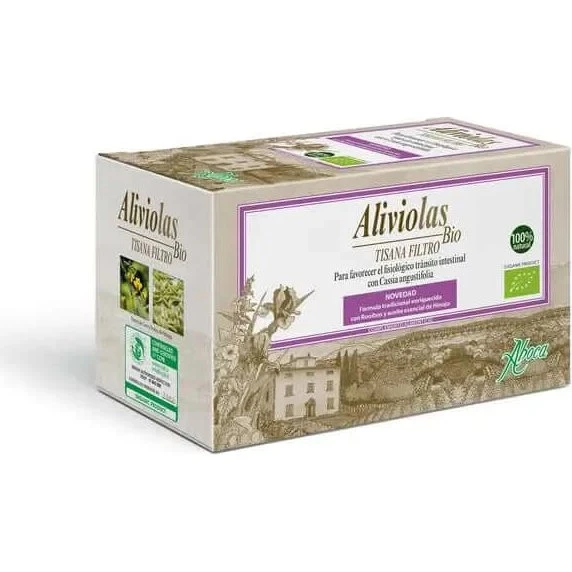 Aboca Aliviolas Tisanas Ecológicas para el Tránsito Intestinal, 20 Bolsitas