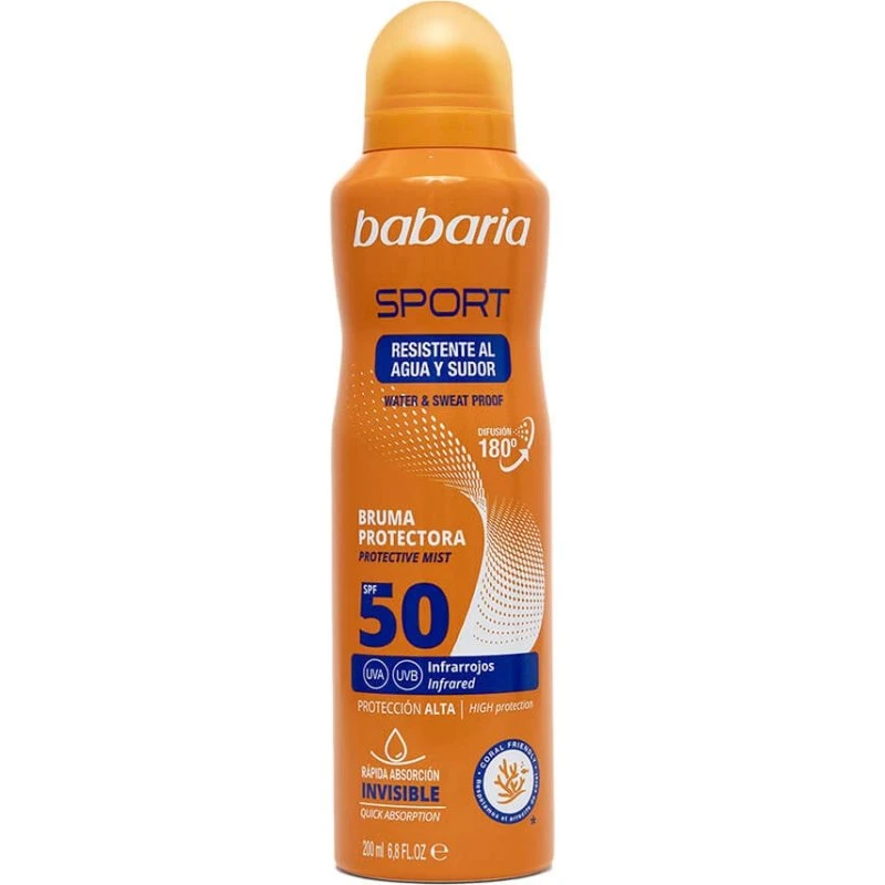 Babaria Protector Solar Bruma Spray SPF 50 Sport 200 ml