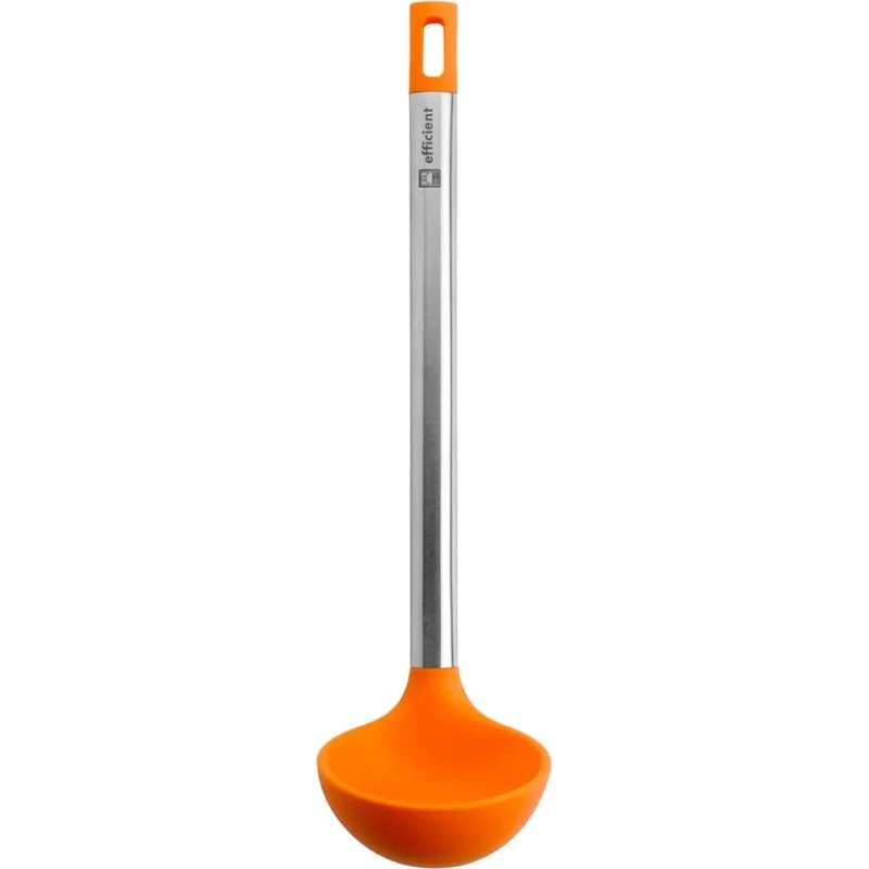 Bra Efficient Cucharón de Silicona y Acero Inoxidable Naranja