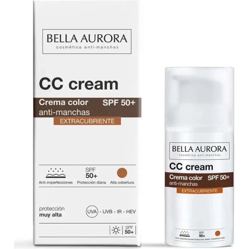 Bella Aurora CC Cream SPF50+ Extra Cubriente 30ml