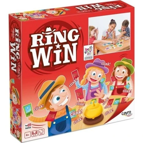 Ring Win - Juego de cartas de animales de la granja para niños
