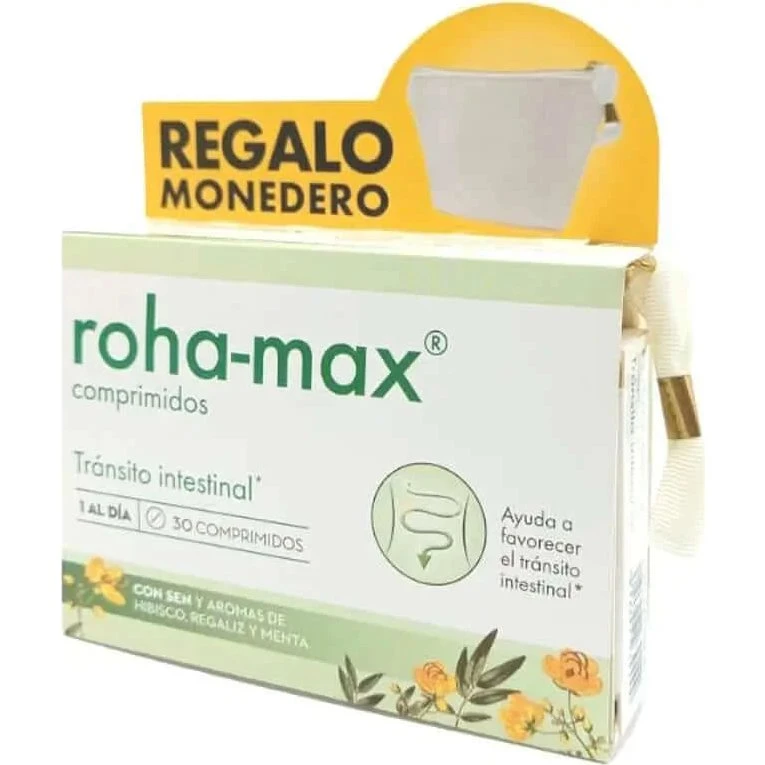 Roha-Max 30 Comprimidos - Suplemento para el Tránsito Intestinal