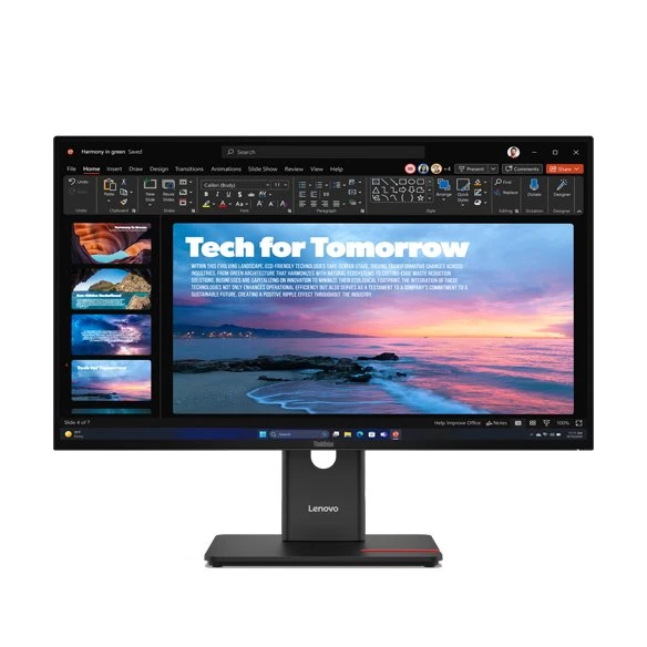 Lenovo ThinkVision T27QD-40 27" WQHD Negro
