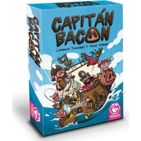 Capitán Bacon de Tranjis Games - Juego de Cartas de Gestión de Mano