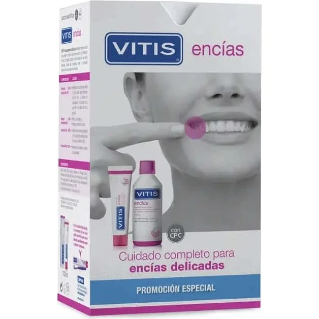 VITIS Gingival Pack: Pasta Dentífrica 100 ml + Colutorio 500 ml