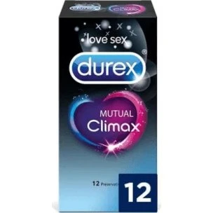 Durex Mutual Climax Preservativos con Performa - 12 unidades