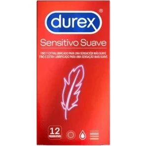 Durex Preservativos Sensitivo Suave, 12 Unidades