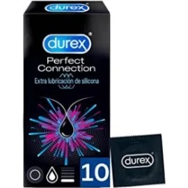 Durex Perfect Connection Preservativos Extra Lubricados 10u