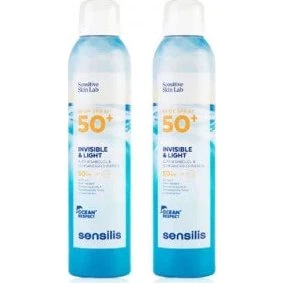 Sensilis Protector Solar Spray Invisible & Light SPF50+ Pack 2x200ml