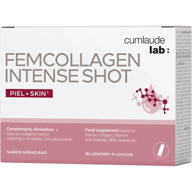 Cumlaude Femcollagen Intense Shot 7 Viales Sabor Arándano