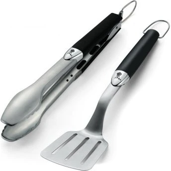 Weber® Juego Premium Pinzas y Espátula Pequeño