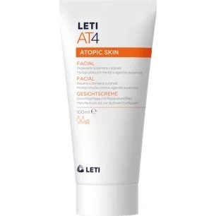 Leti AT4 Facial Crema Hidratante para Piel Atópica y Seca 50ml