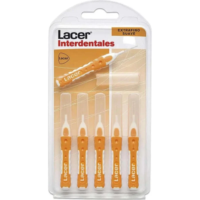 Lacer Cepillo Interdental Extrafino Suave Recto - 6 Unidades