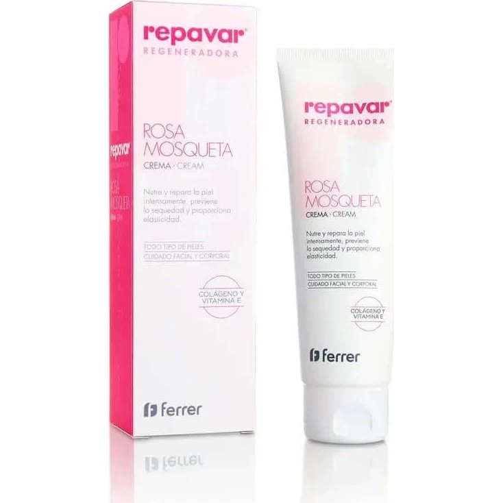 Repavar Crema Reparadora Regeneradora con Rosa Mosqueta 125 ml