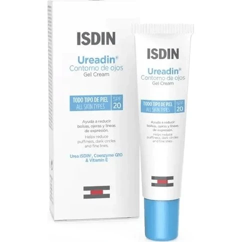 Isdin Ureadin Gel Crema Contorno de Ojos Antiedad SPF 10 15 ml