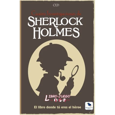 Libro Juego Sherlock Holmes: 4 Investigaciones Masqueoca