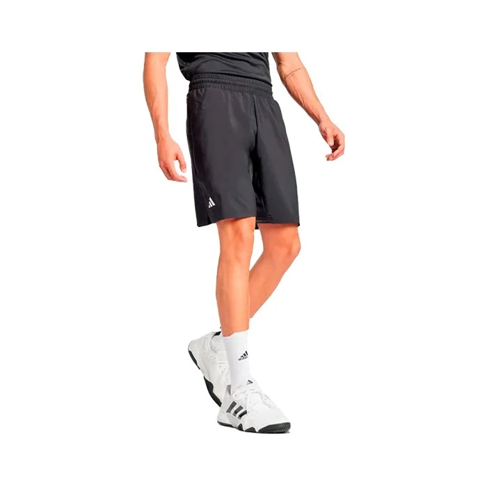 Adidas Club 3STR Negro: Pantalón Corto de Tenis con Tecnología Climacool