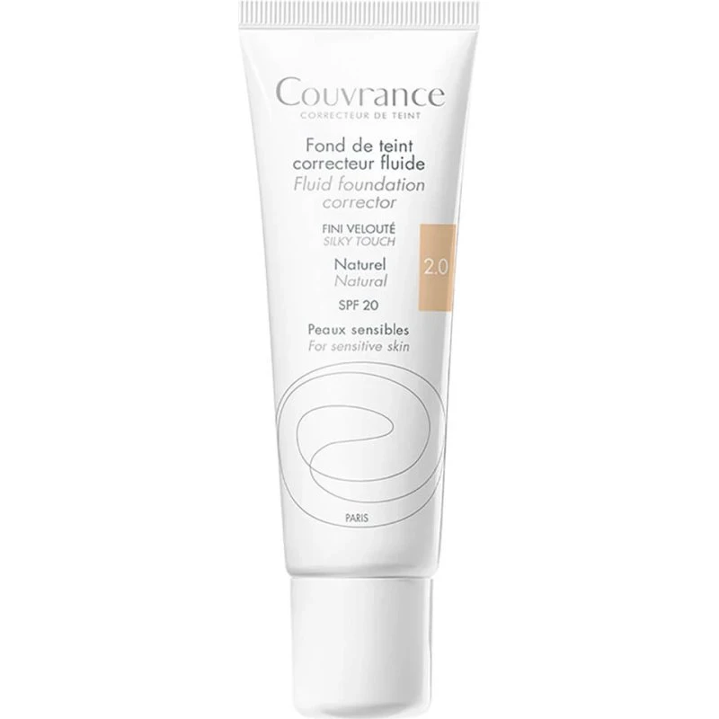 Avene Couvrance Maquillaje Cobertura Líquida SPF20 - Tono Natural 30ml