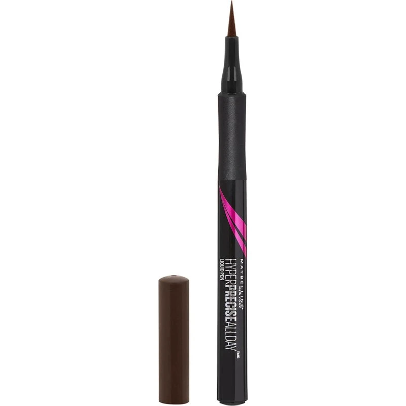 Maybelline New York Lápiz de Ojos Hyper Precise Marrón, 1 ml