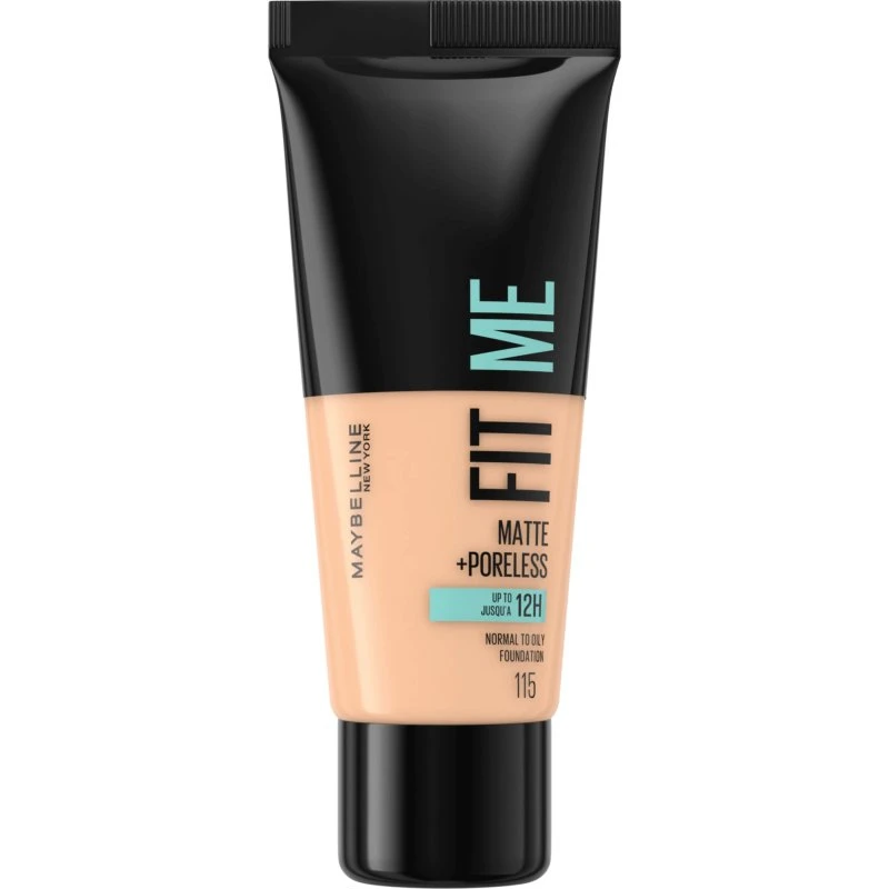 Maybelline New York Base de Maquillaje Fit Me Matte & Poreless 115 Ivory