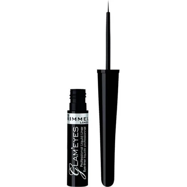 Rimmel London Glam'Eyes 01 Delineador Líquido Negro Glamour 3,5 ml