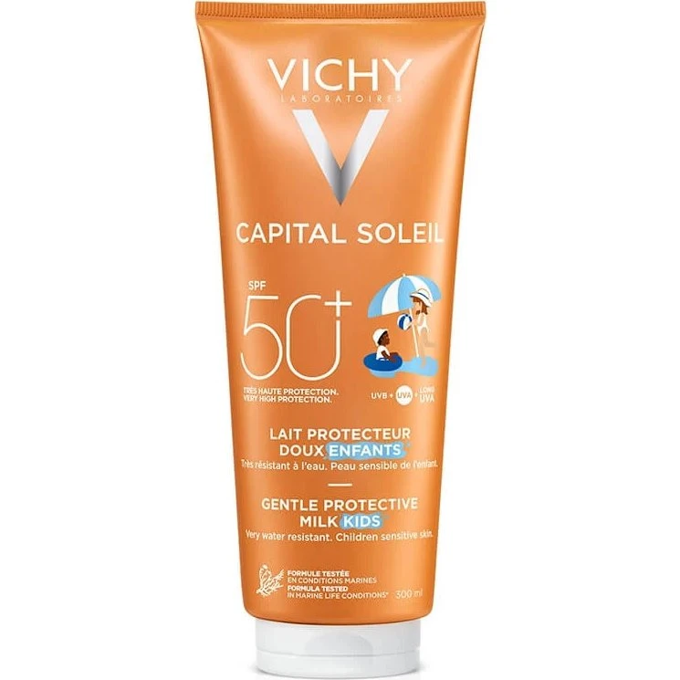 Vichy Capital Soleil Leche Solar para Niños FPS 50+, 300 ml