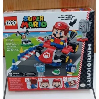 LEGO Super Mario Mario Kart - LEGO Mario interactivo y Kart 72043