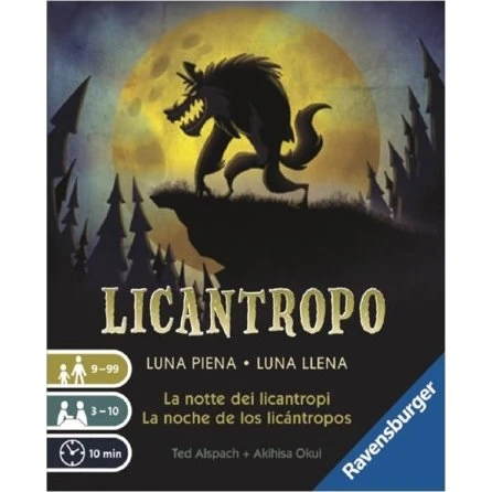 Ravensburger Licántropo: Luna Llena - Juego de Cartas de Roles Ocultos