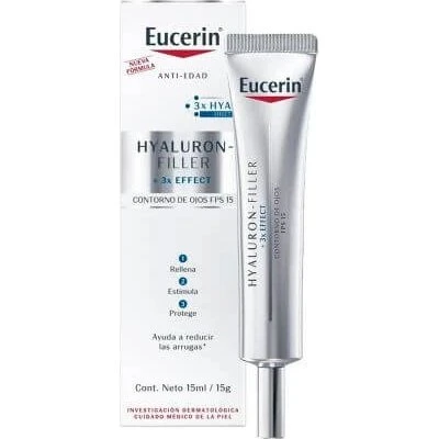 Eucerin Hyaluron Filler Triple Contorno de Ojos Antiedad 15ml