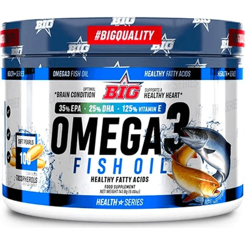 BIG Omega 3 Fish Oil 100 Perlas
