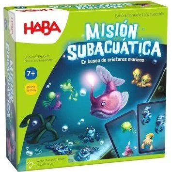 Haba Misión Subacuática - Juego de Cartas para Niños