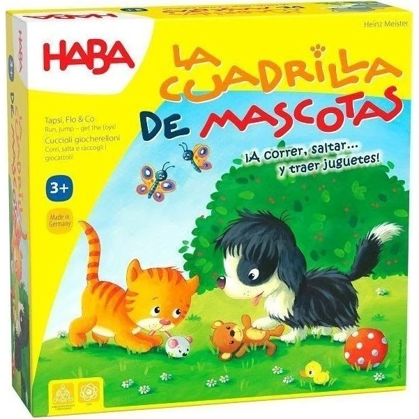 Haba La Cuadrilla de Mascotas - Juego de Mesa para Niños