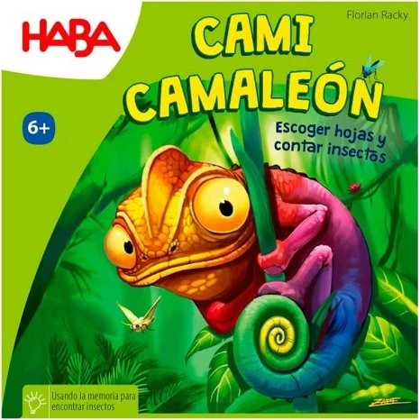 HABA Cami Camaleón - Juego de Mesa de Memoria para Niños