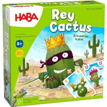 HABA Rey Cactus - Juego de mesa de bazas para niños