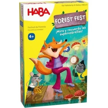 HABA Forest Fest Juego de Cartas de Observación y Memoria