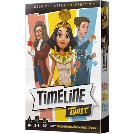 Asmodee Timeline Twist - Juego de Cartas de Orden Temporal