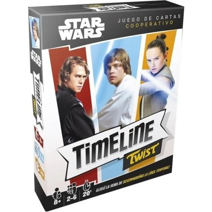 Asmodee Timeline Twist: Star Wars - Juego de Cartas Cooperativo
