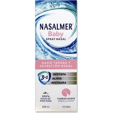 Nasalmer Baby Spray Nasal Fuerza Suave 135 ml