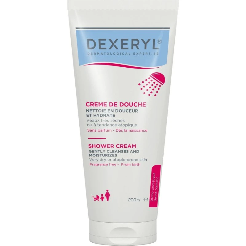 Dexeryl Shower Crema Limpiadora para Piel Seca y Atópica 200 ml