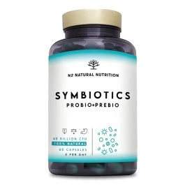 Symbiotics Probióticos y Prebióticos 60 Cápsulas