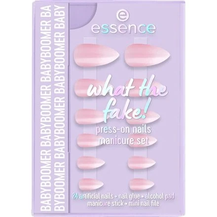 essence Set de Manicura Press-On Nails 03 Babyboomer