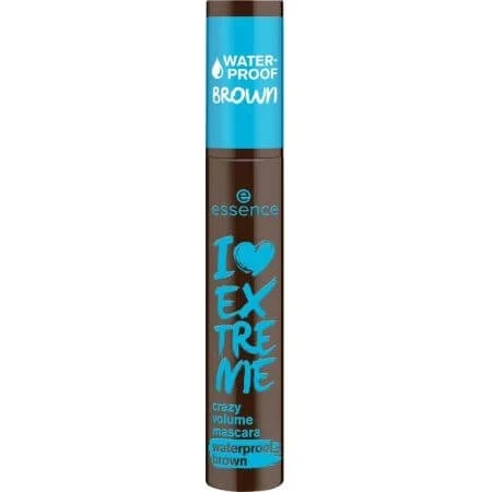 Essence I Love Extreme Crazy Volume Mascara Waterproof 01 Cozy Brown