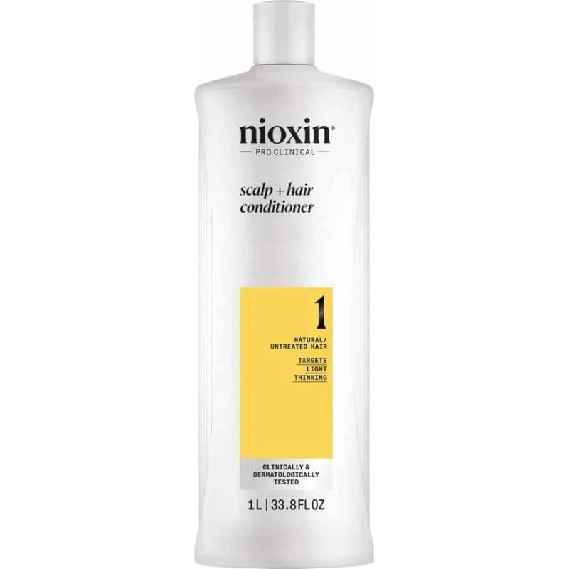 Nioxin System 1 Acondicionador para Cabello Natural con Caída Moderada 1L