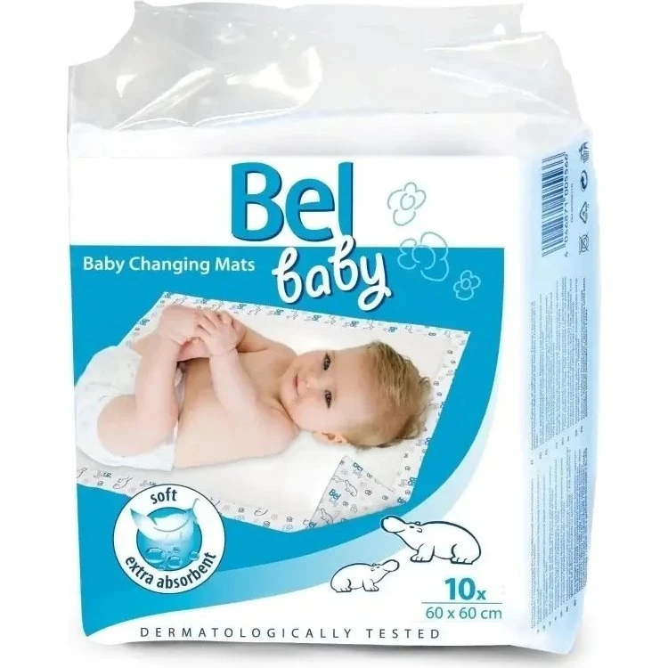 Bel Baby Cambiadores de Pañal 60x60 cm, 10 Unidades, Hartmann