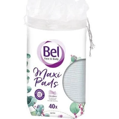 Bel Face & Body Discos Desmaquillantes Ovalados Hartmann, 40 unidades