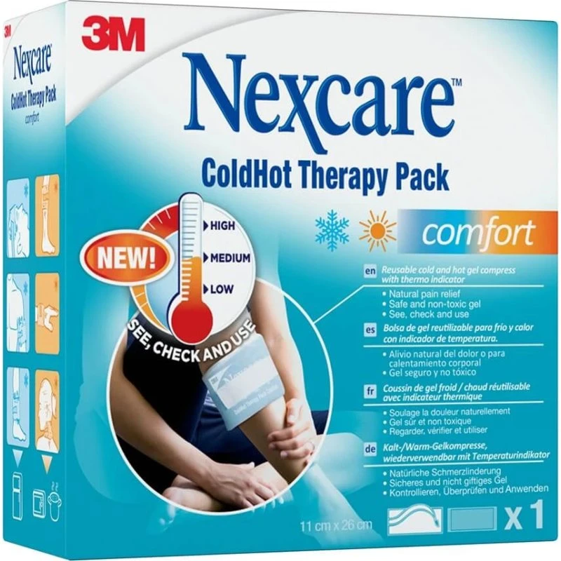 Nexcare 3M Almohadilla Térmica Confort Frío/Calor 11x26 cm